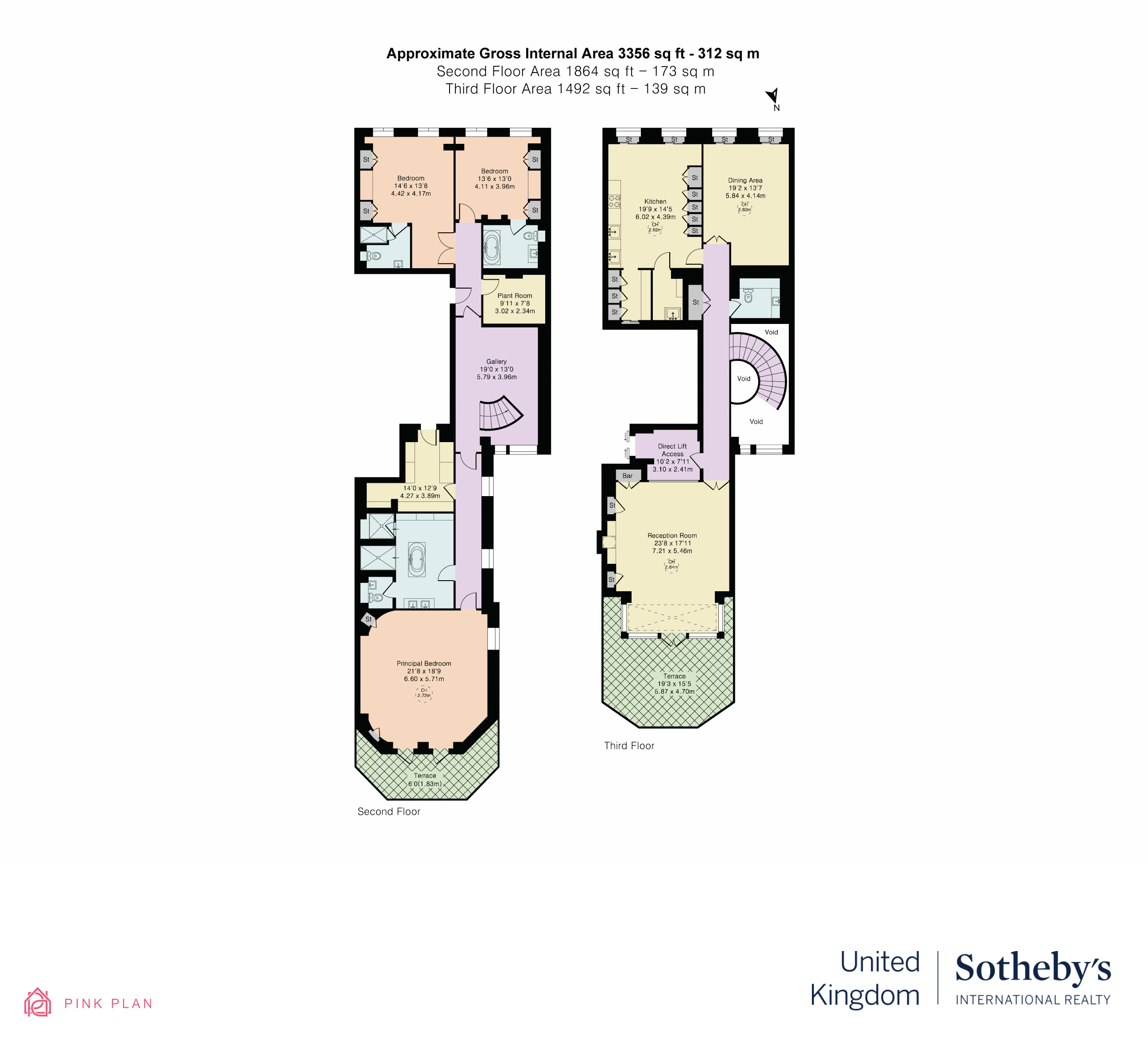 Flat 3 at 17, Upper Grosvenor Street, Mayfair floorplan