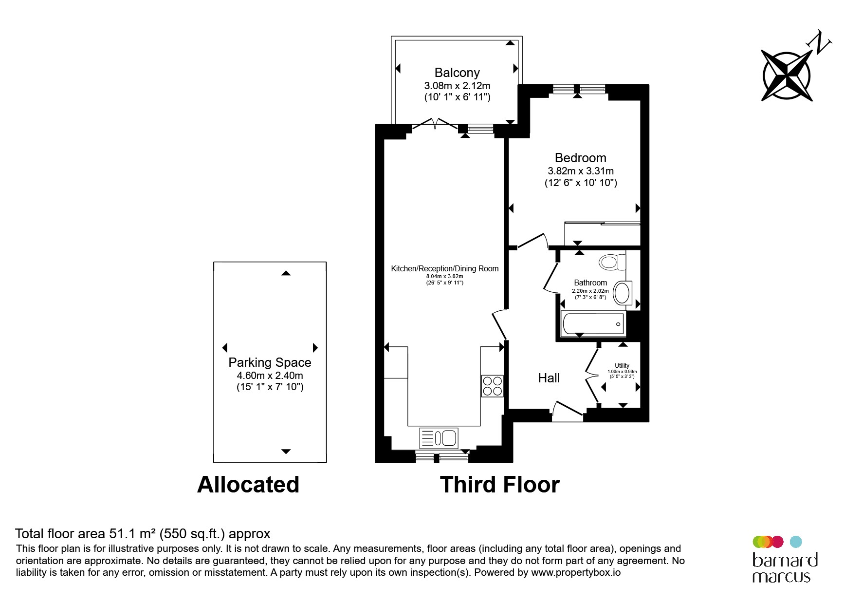 Flat 32, Myers Court, Reynard Way, Brentford floorplan