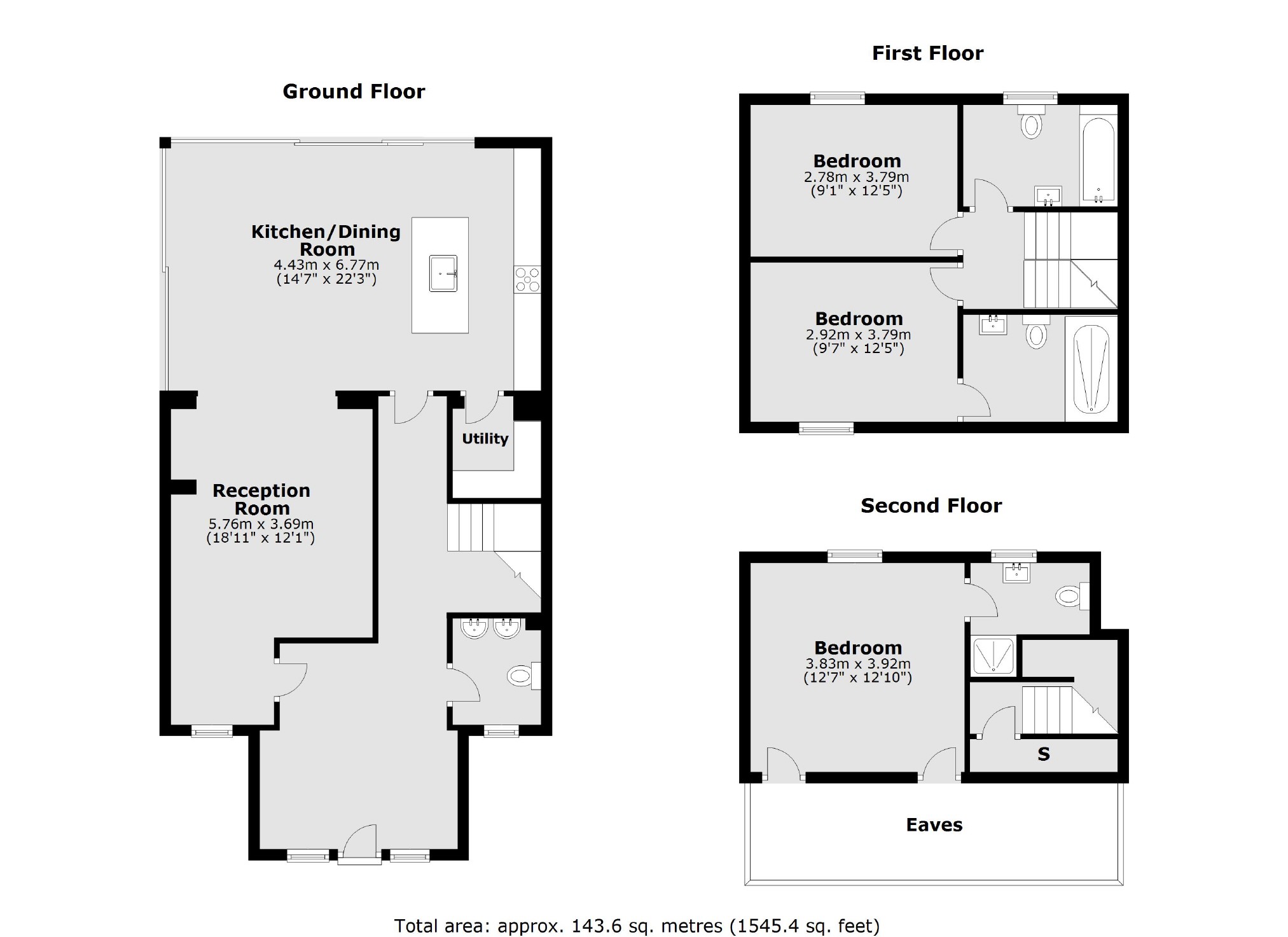 Halliford Road, SunburyOnThames TW16, 3 bedroom property for sale