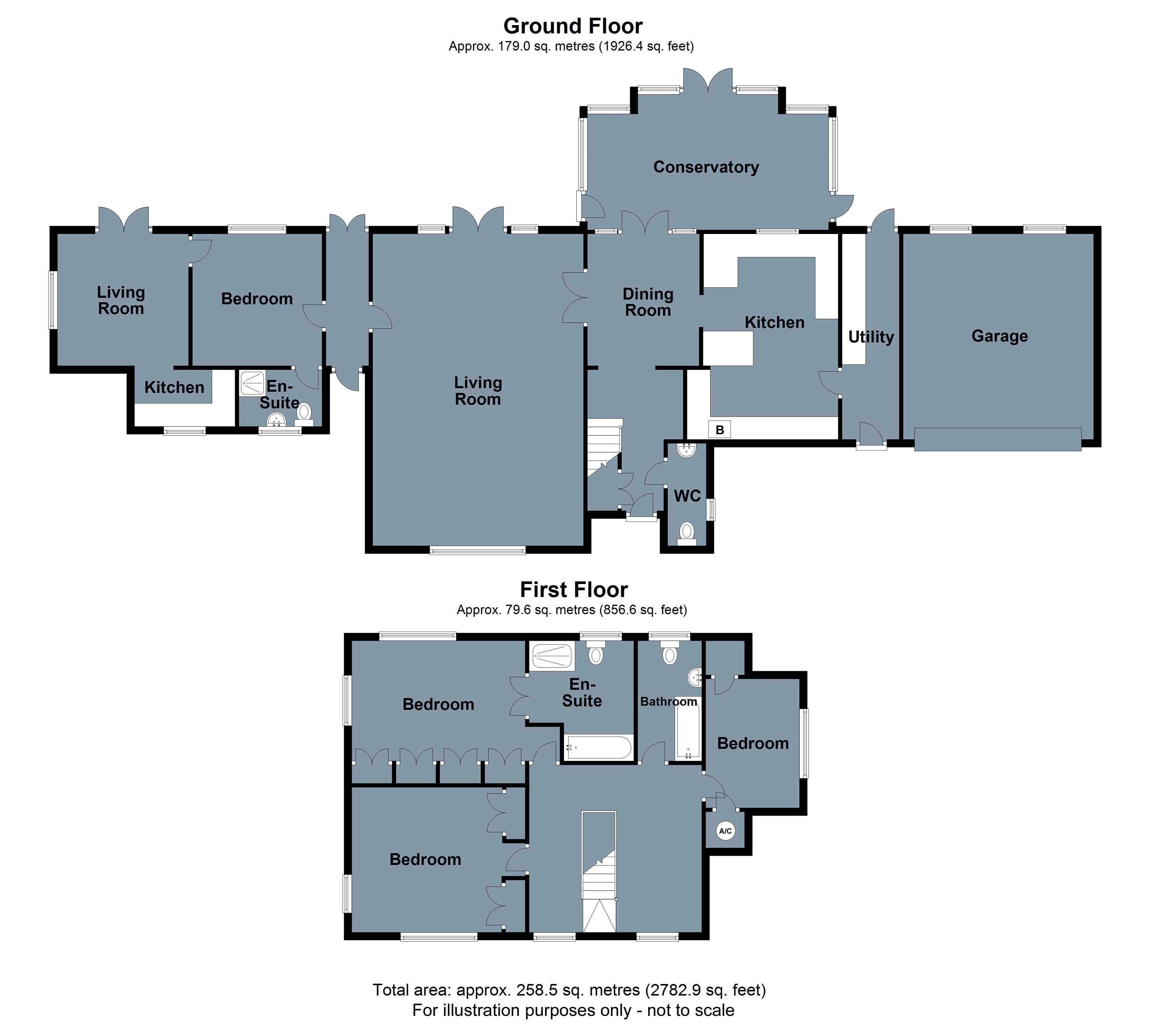 Broadlands House, Woodmans Green Road, Battle floorplan