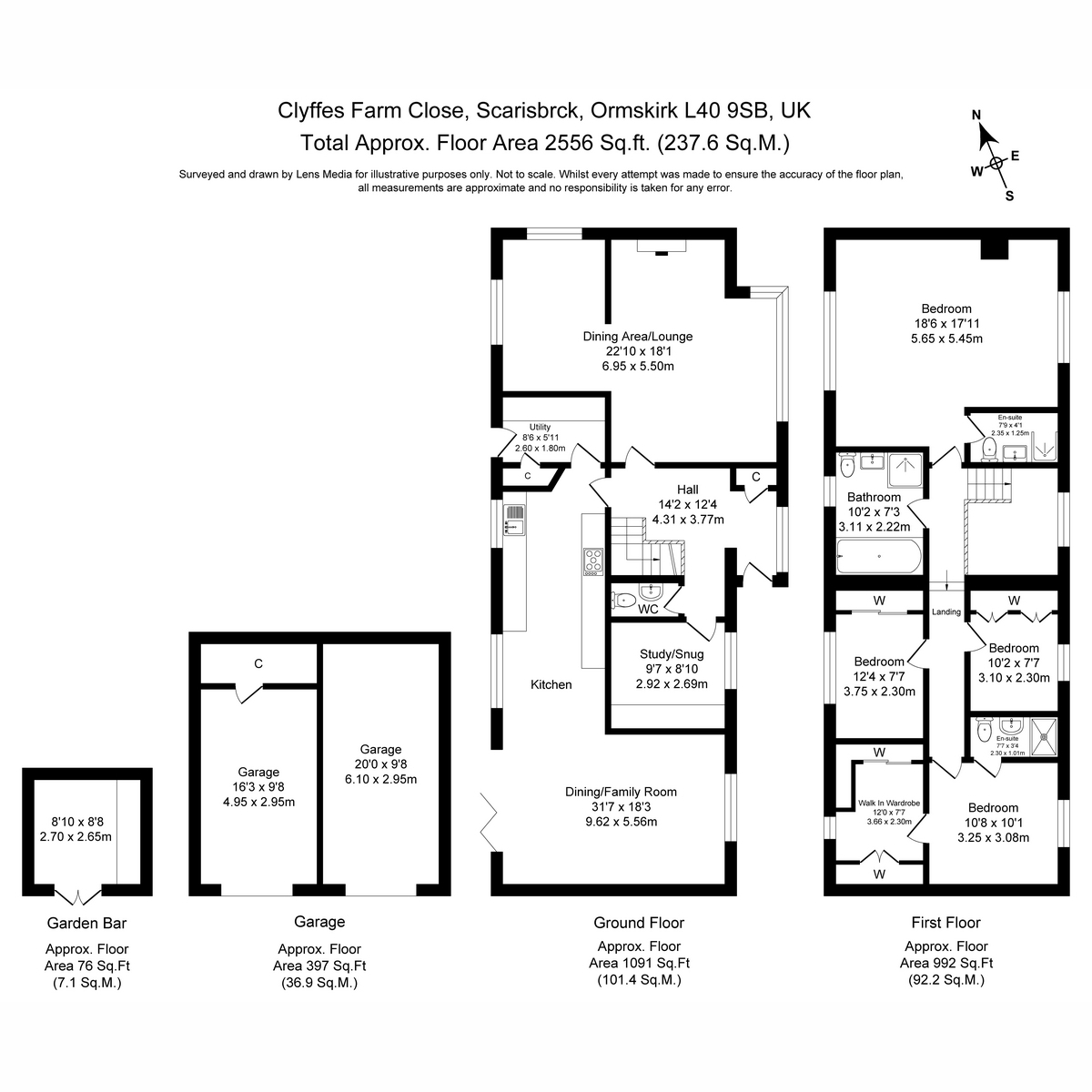 Foxdale, Clyffes Farm Close, Scarisbrick floorplan