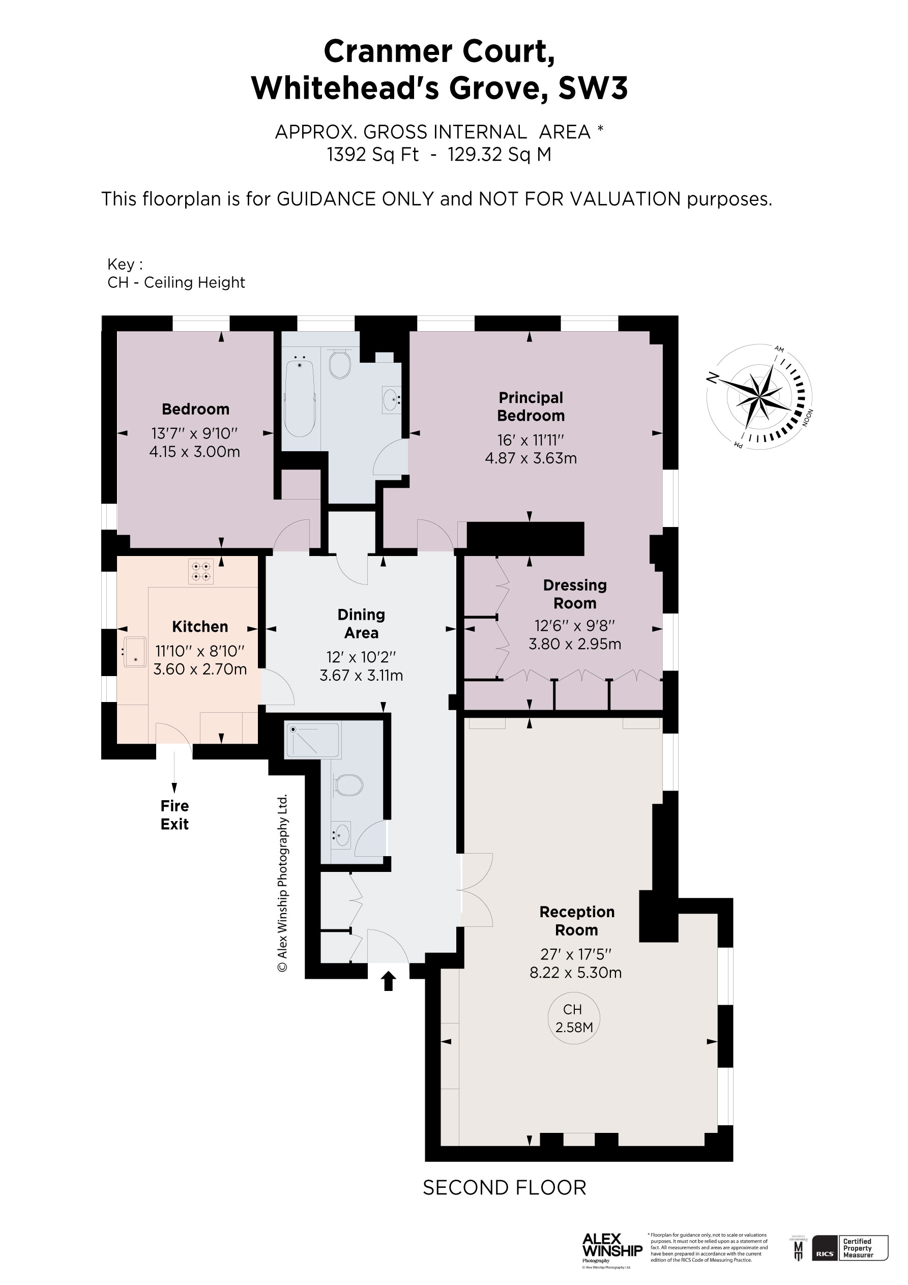 Flat 157, Cranmer Court,, Whiteheads Grove, London floorplan