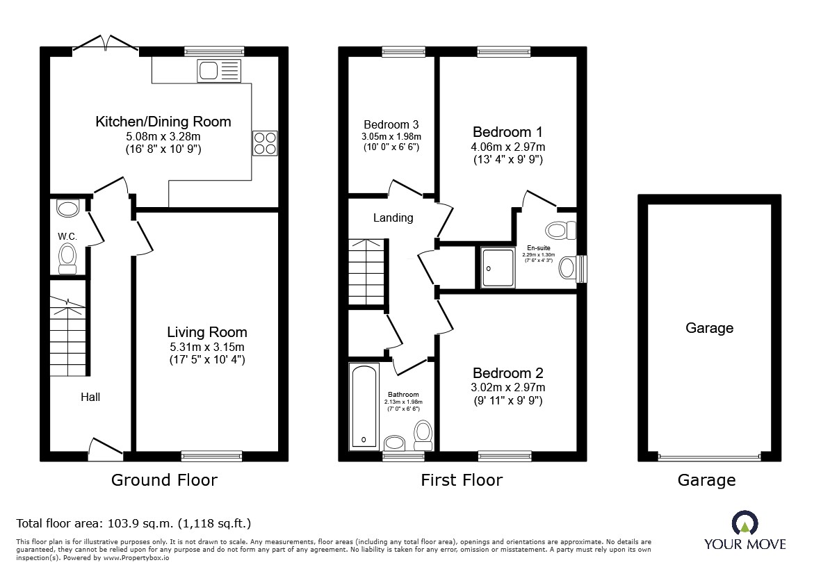 23, Homestead Way, Bedford floorplan