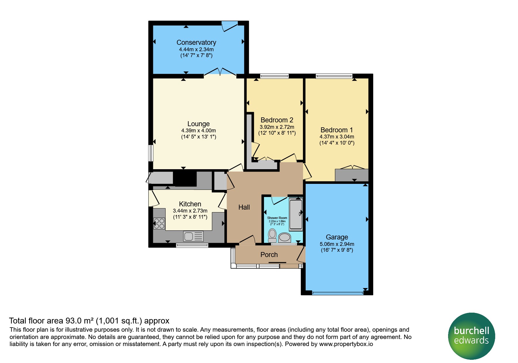 2, Birch Close, Nottingham floorplan