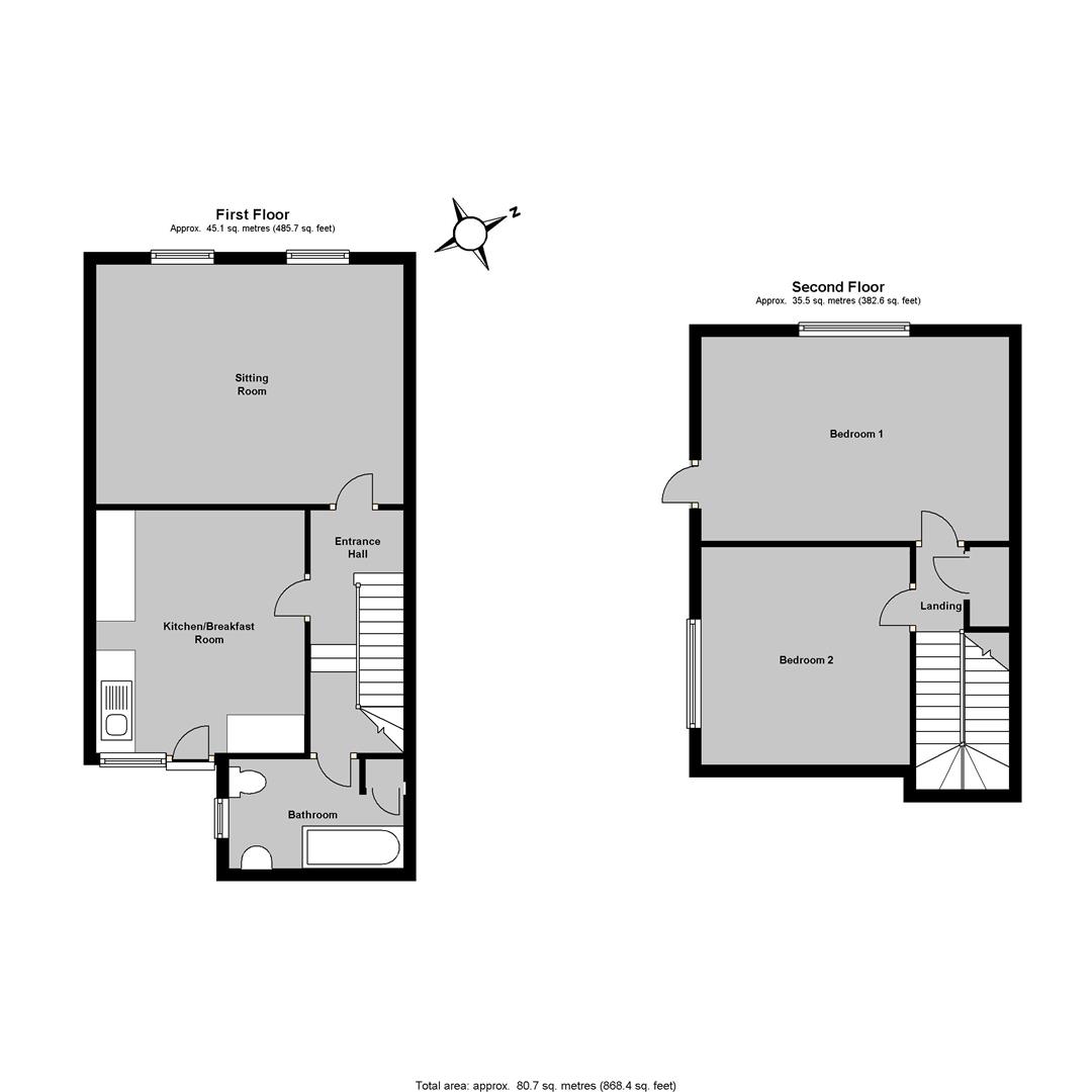 2 Bedrooms Maisonette to rent in Canterbury Road, Whitstable, Kent CT5