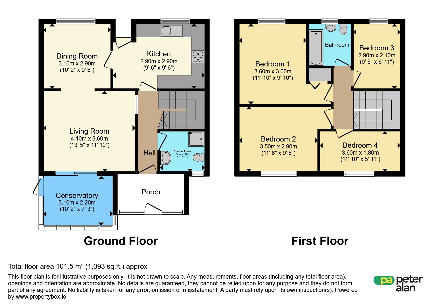 8, Bader Close, CARDIFF floorplan