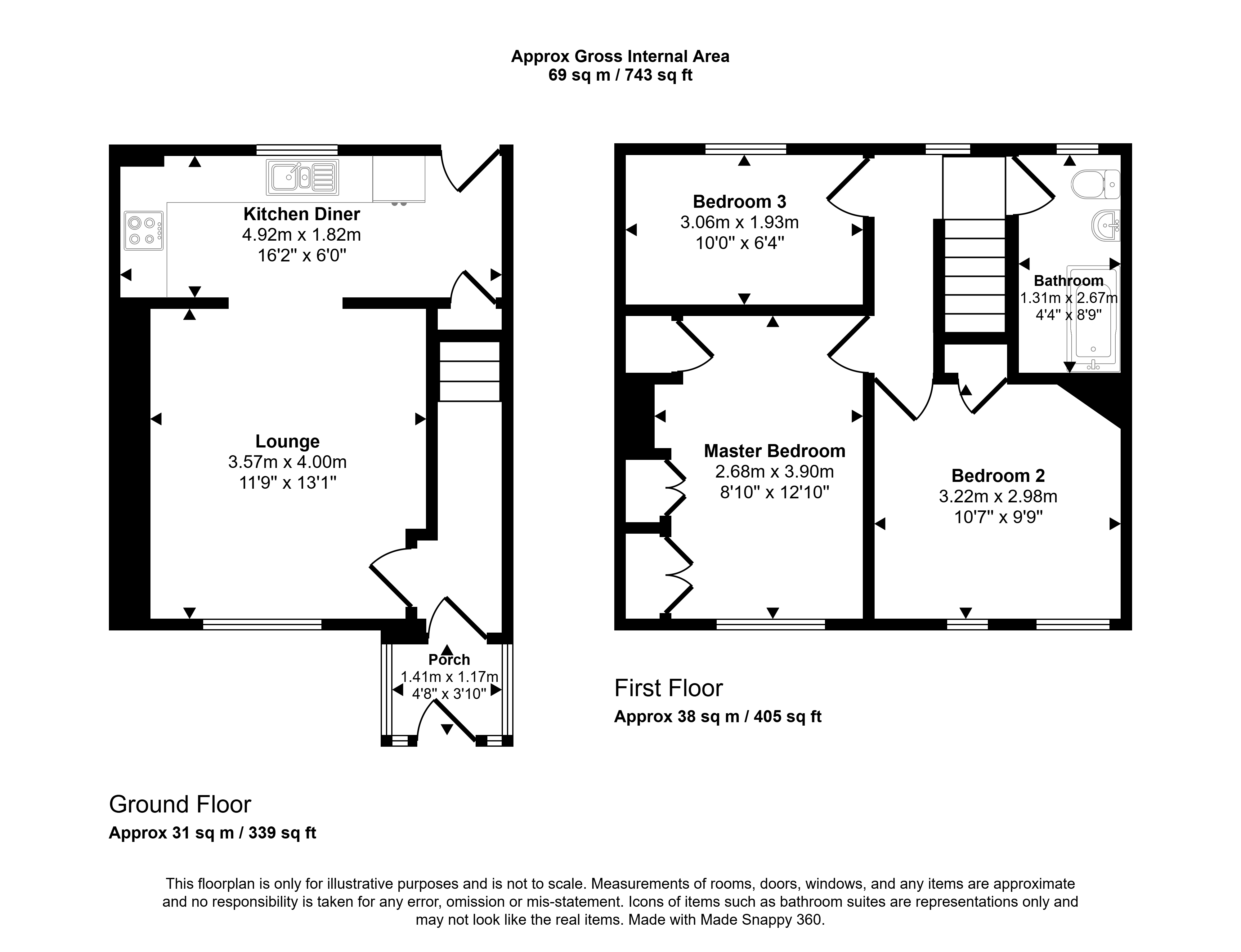 6, Midway, Newcastle upon Tyne floorplan