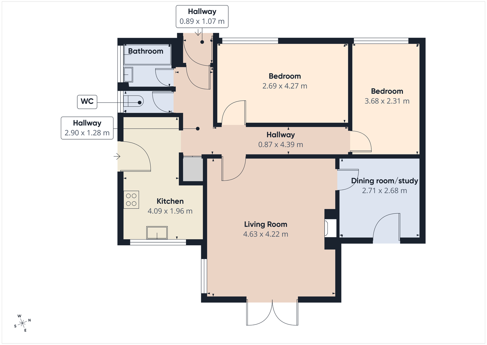7, Mill Road, Canterbury floorplan