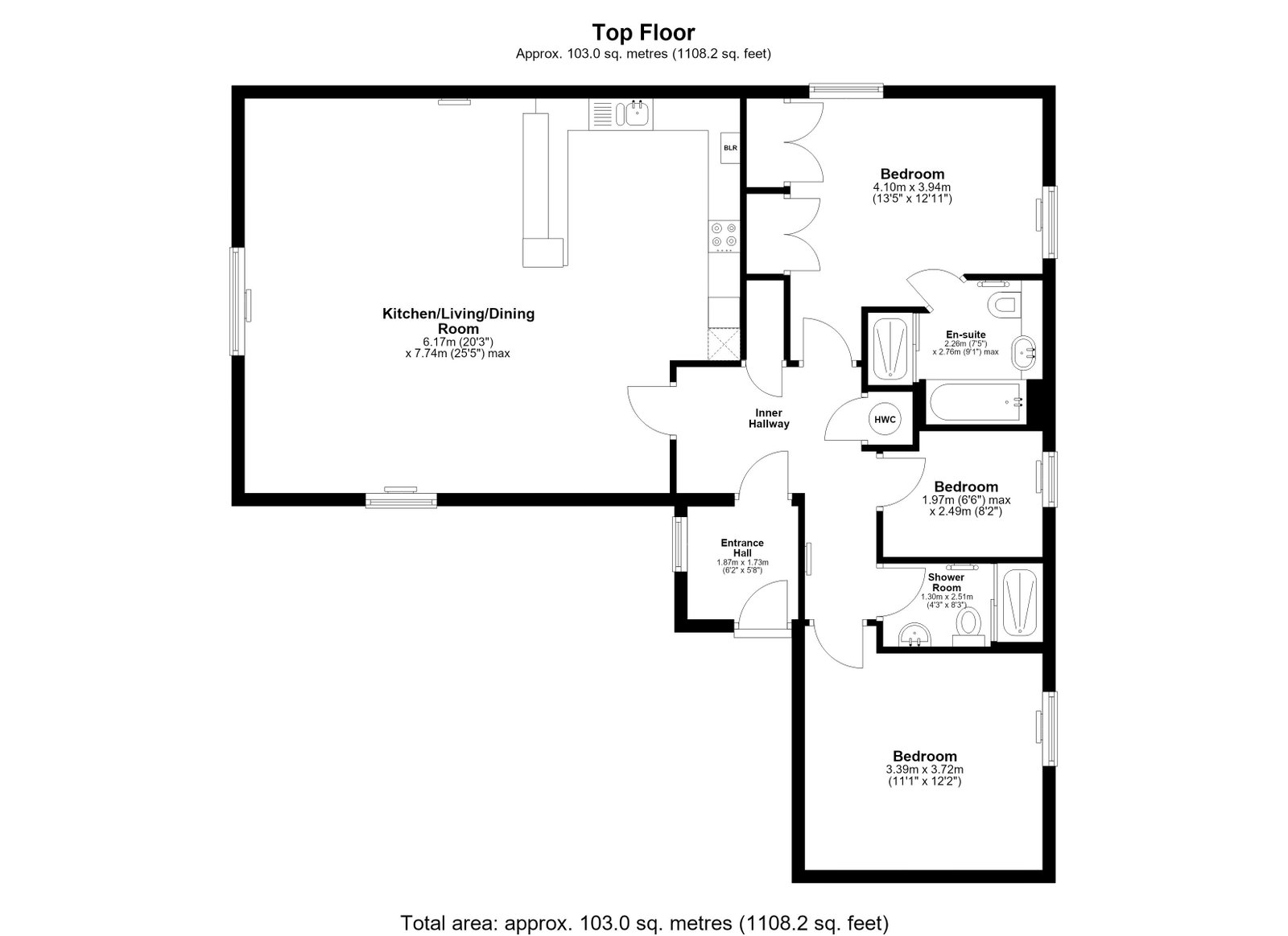 Prince Court, Tetbury floorplan