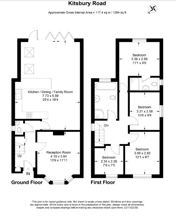 6 Kitsbury Road, Berkhamsted floorplan