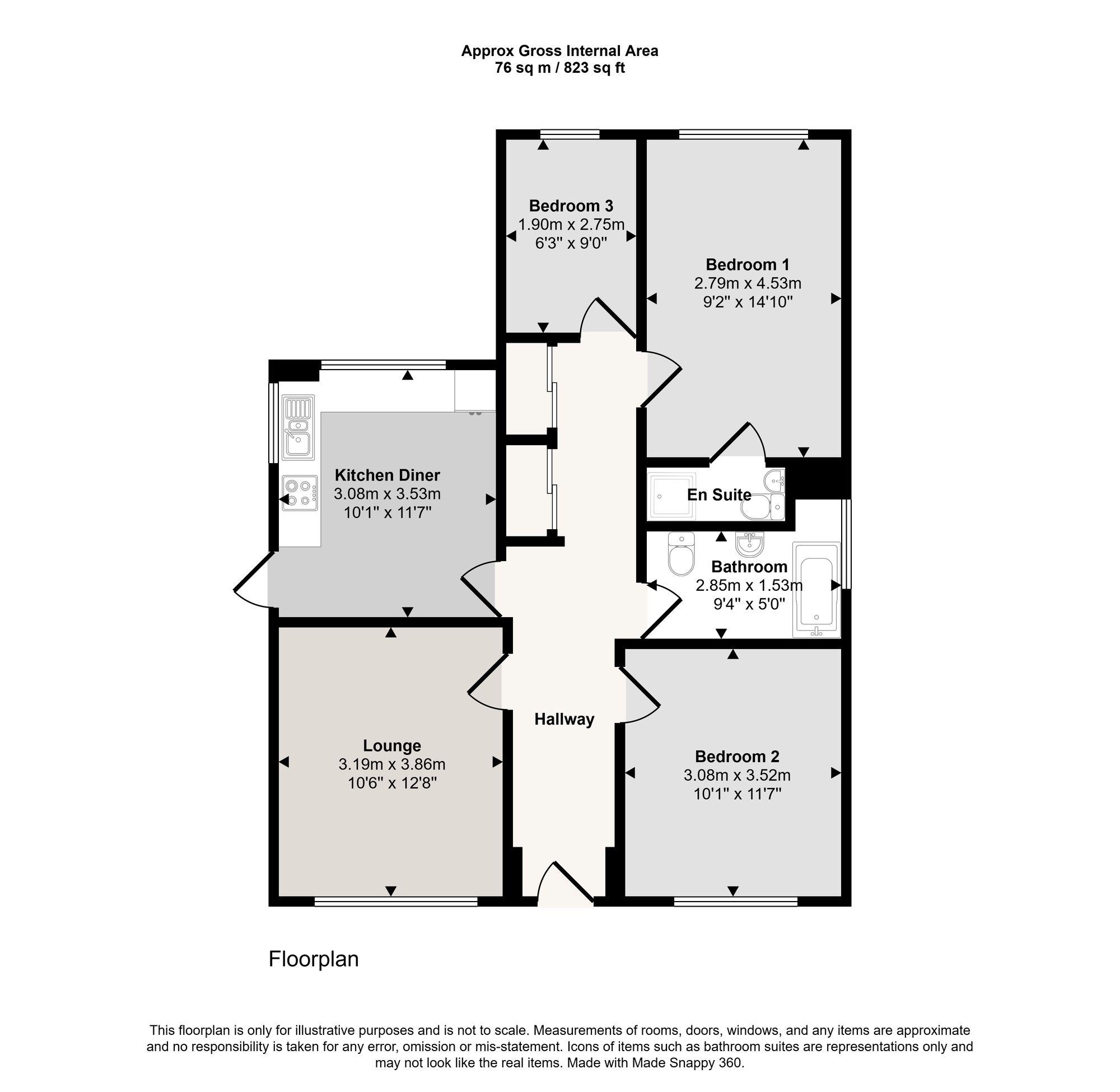 5 Ratcliffe Avenue, Manchester floorplan