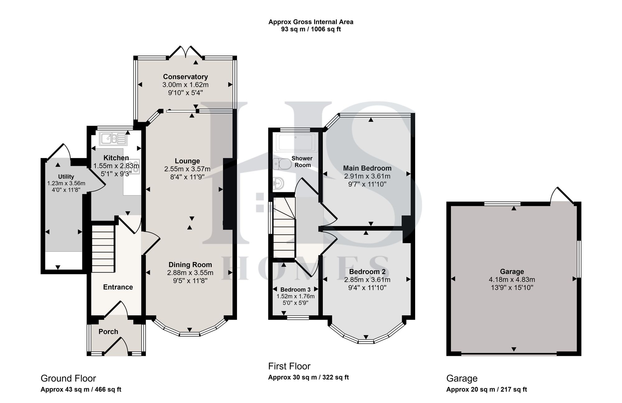 96 Gleneagles Road, Birmingham floorplan