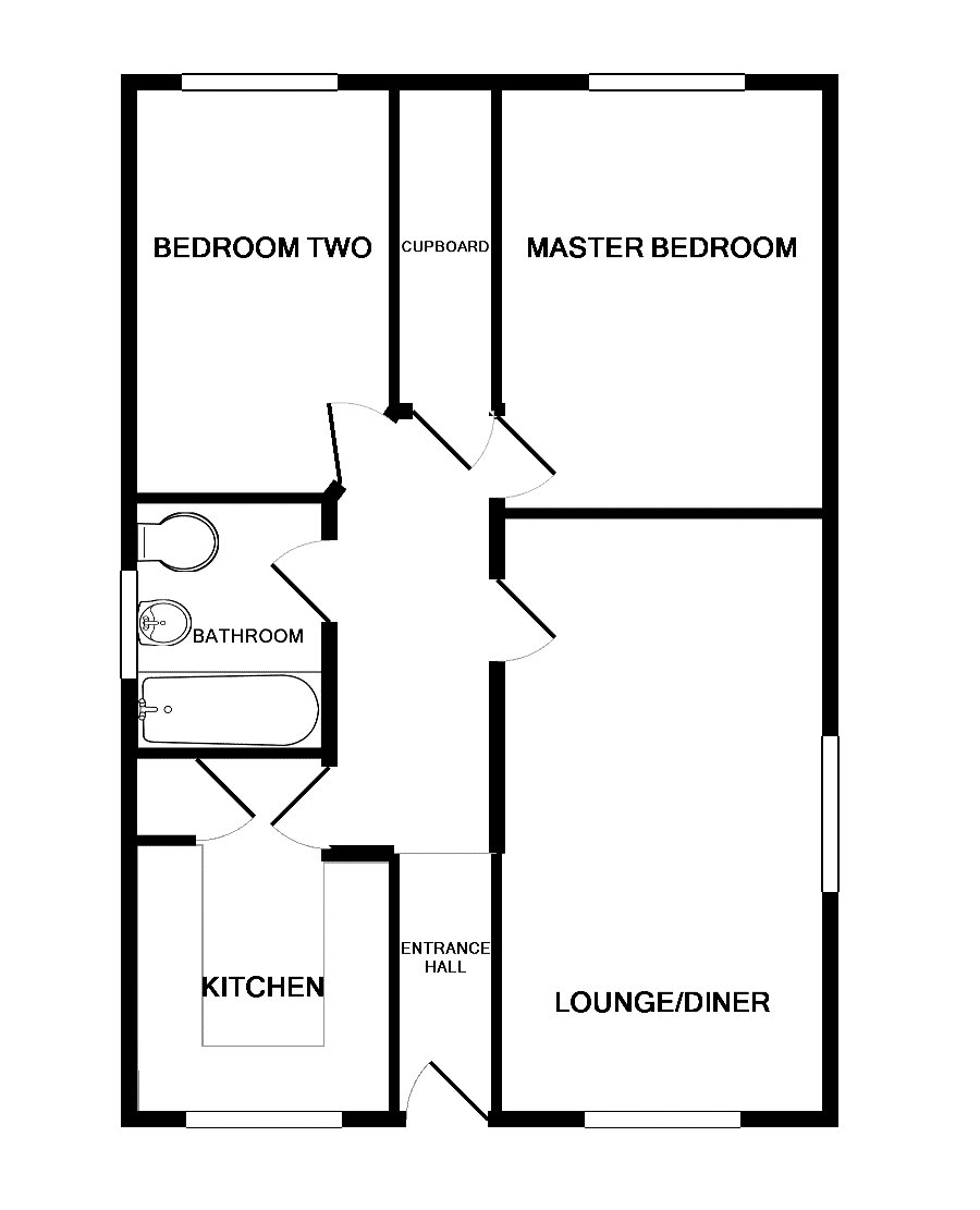 2 Bedrooms Flat to rent in Cromwell Road, Basingstoke RG21