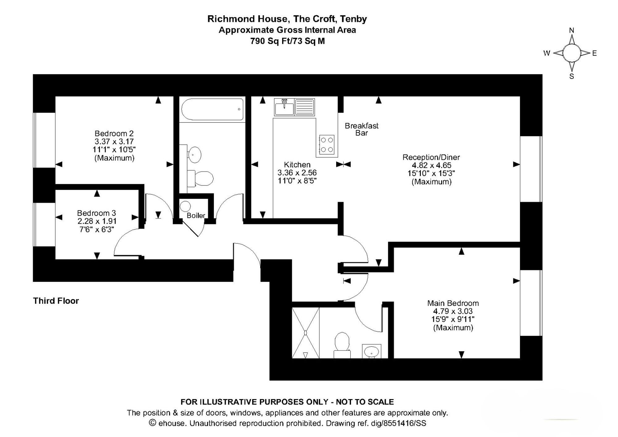 Richmond House, The Croft, Wales floorplan