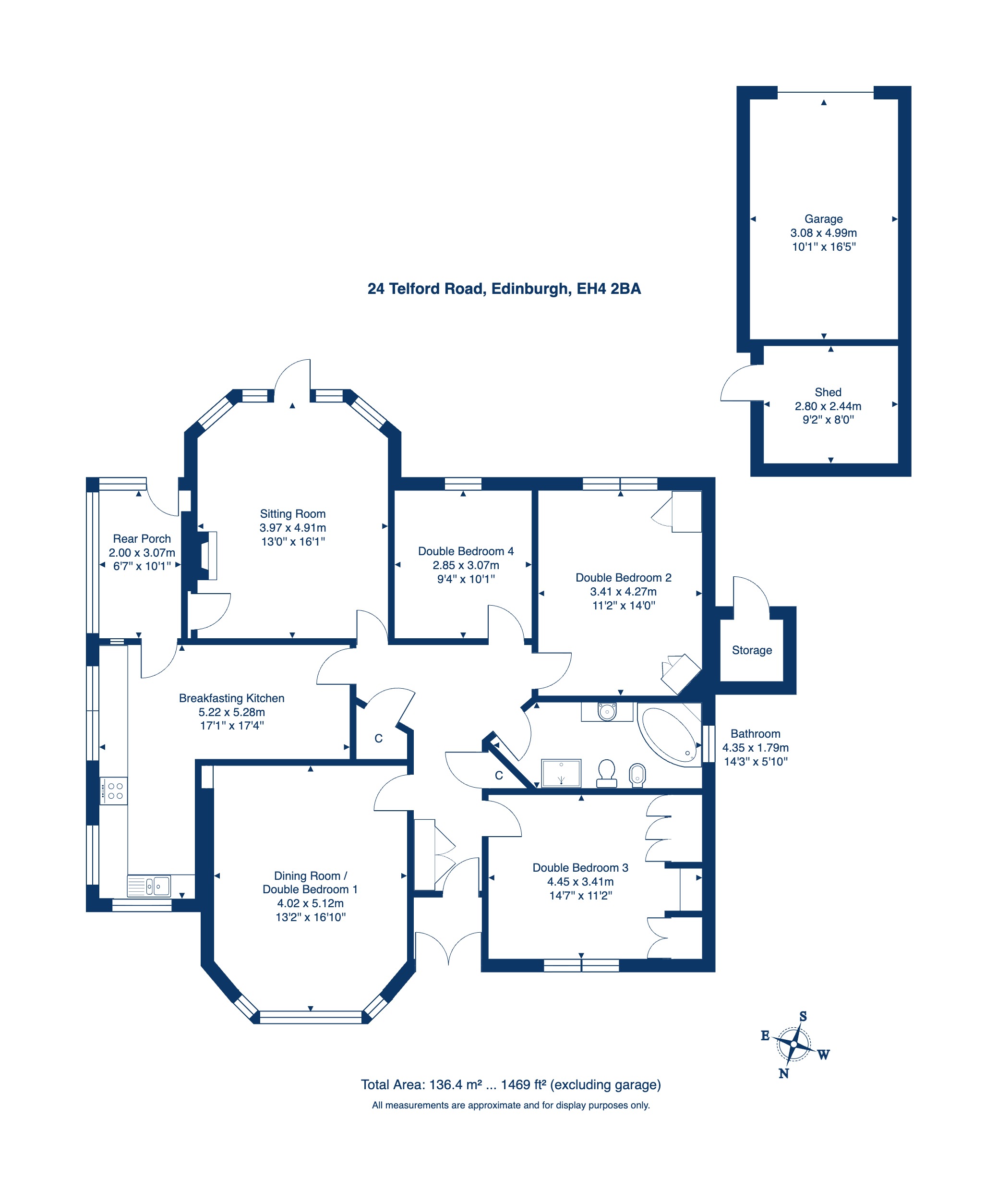 24, Telford Road, Edinburgh floorplan