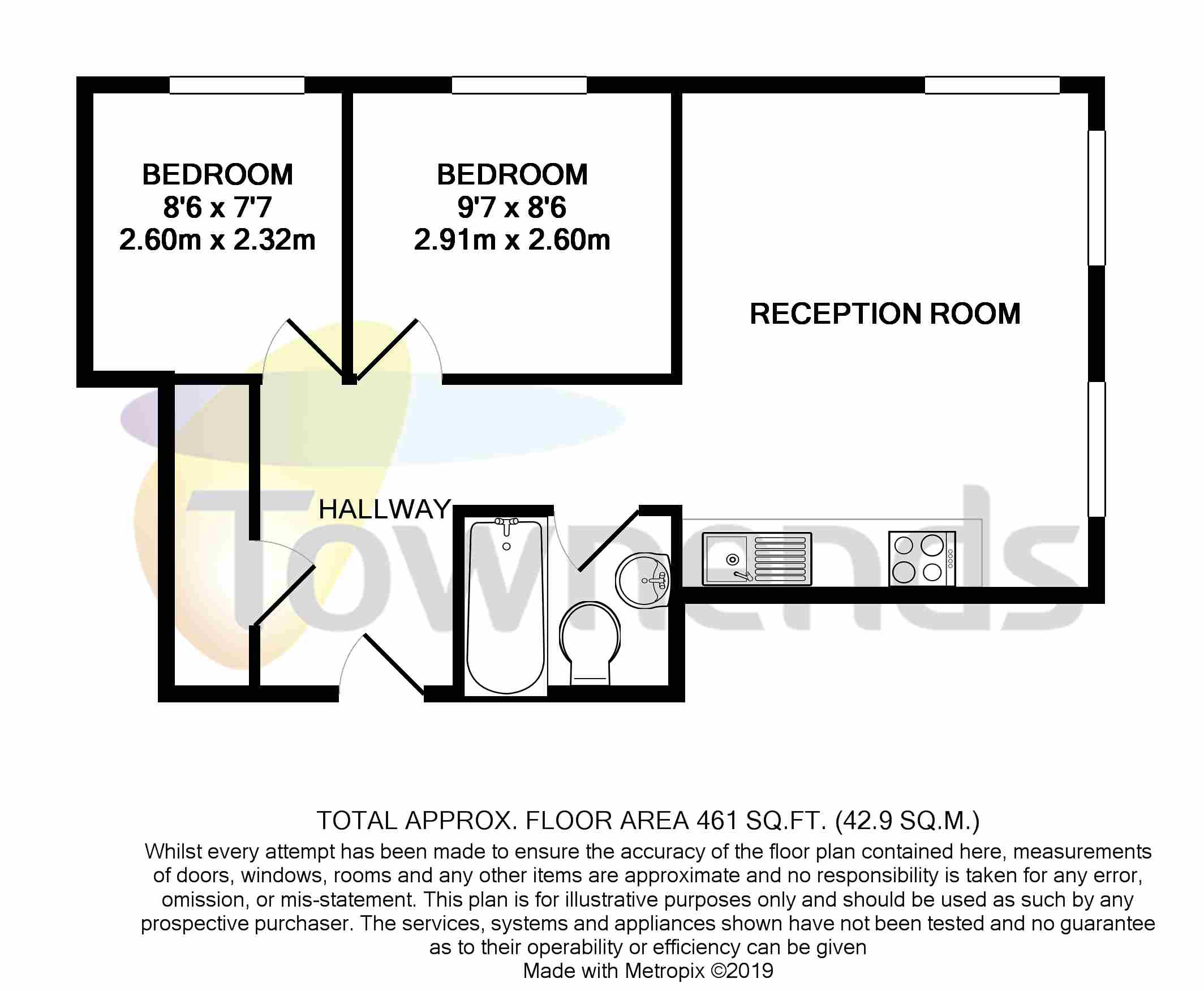 2 Bedrooms Flat to rent in High Street, Croydon, Surrey CR0