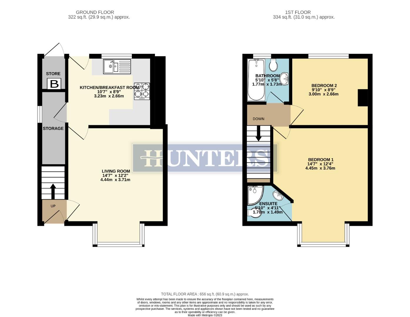 714, Upper Wortley Road, Rotherham floorplan