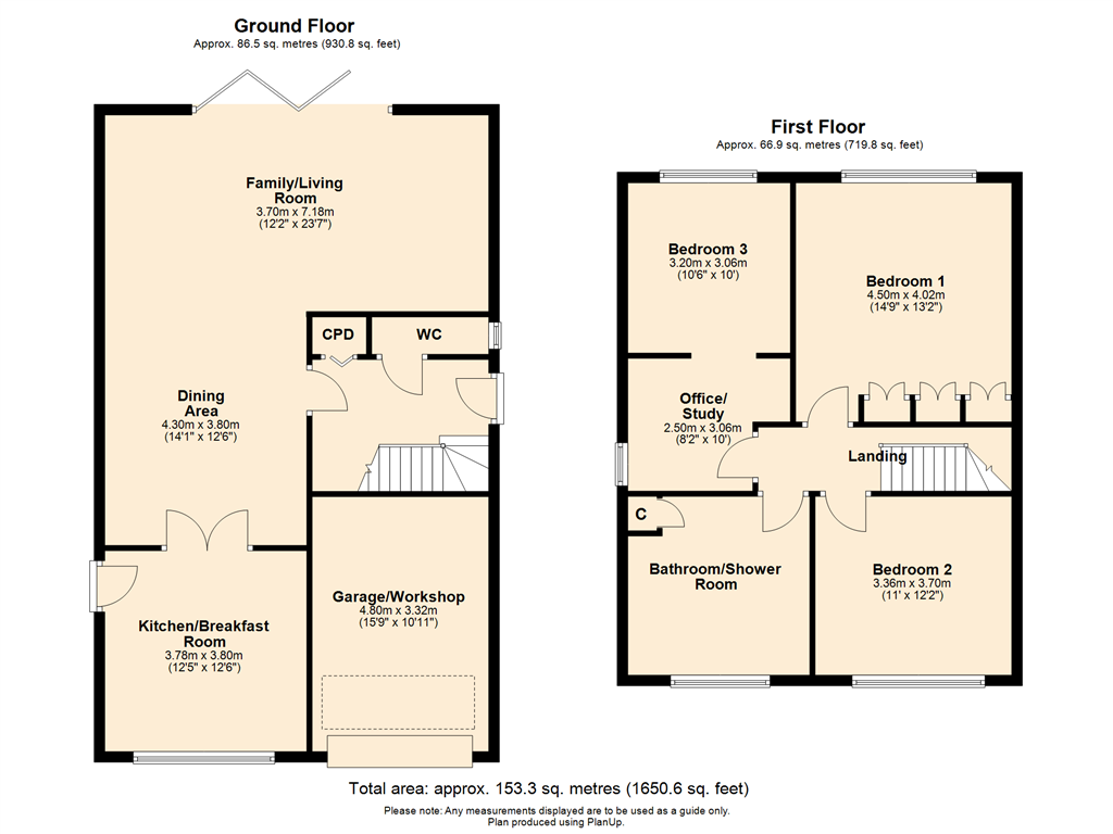 7a, The Riddings, Earlsdon Coventry floorplan