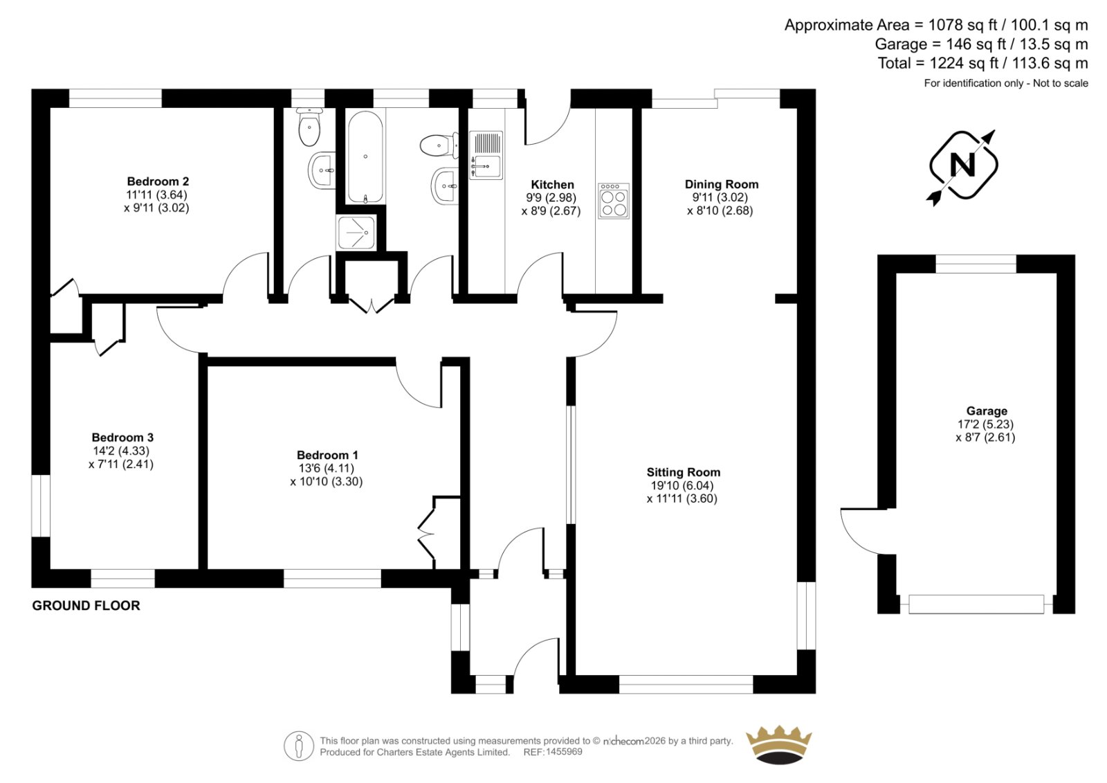 11, Woodside Close, West Sussex floorplan