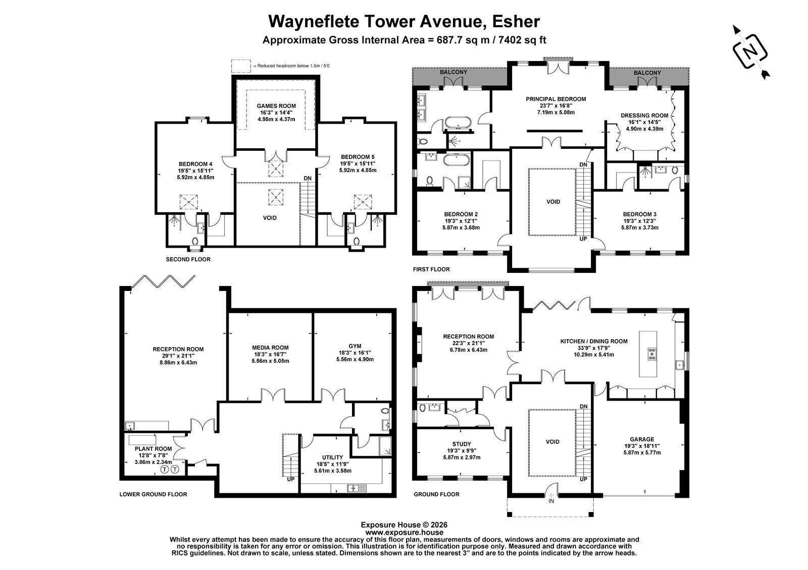 26, Wayneflete Tower Avenue, Surrey floorplan