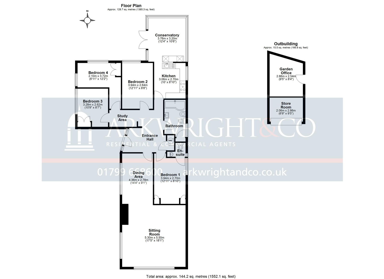 Moonraker, Overhall Lane, Saffron Walden floorplan