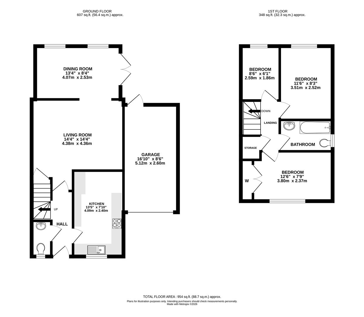 4, Mocatta Way, Burgess Hill floorplan