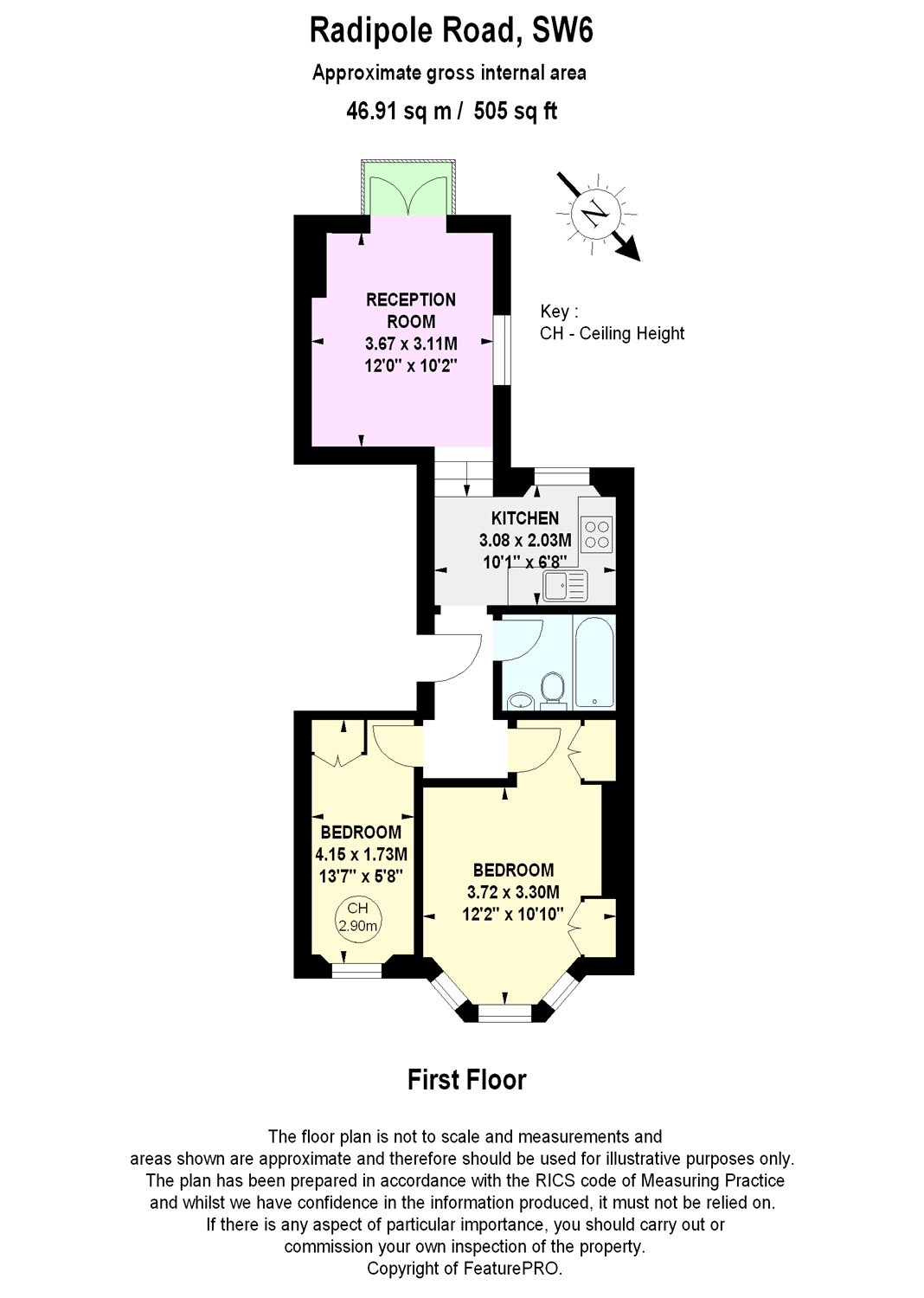 2 Bedrooms Flat for sale in Radipole Road, London SW6