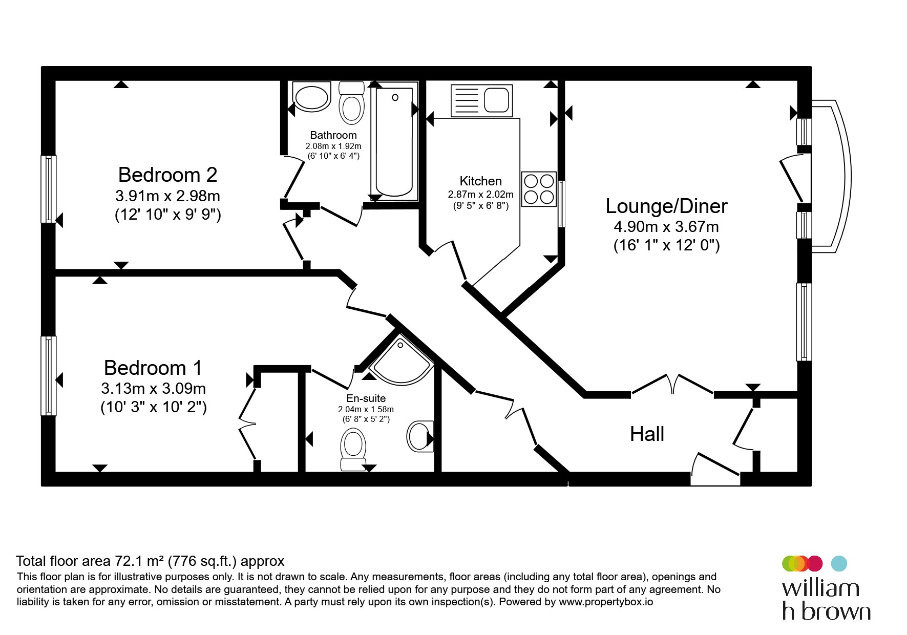 63, Newland Gardens, Hertford floorplan