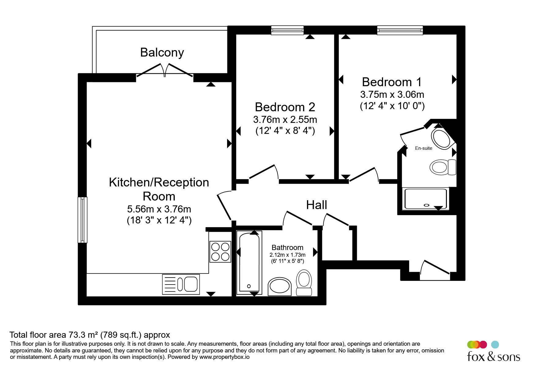 8, Rawlinson Road, Crawley floorplan