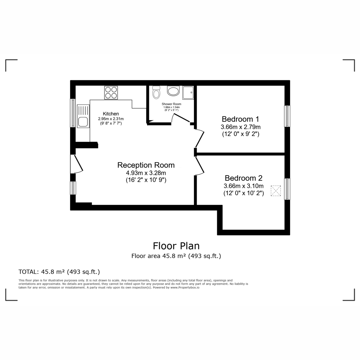 5 Fernhill Court, 1 Woodstock Road East, Begbroke floorplan