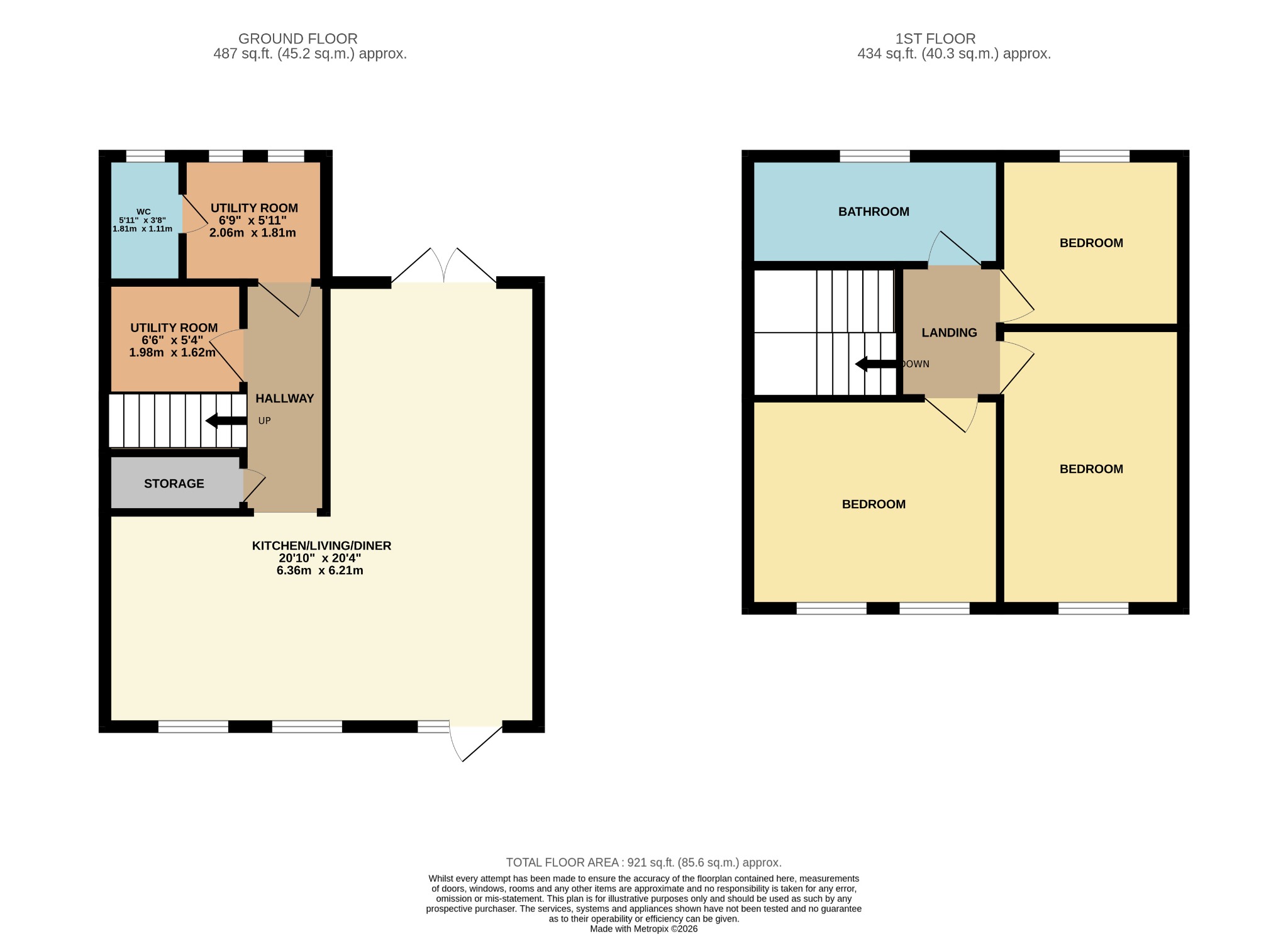 19 Herschel Gardens, Plymouth, Devon floorplan