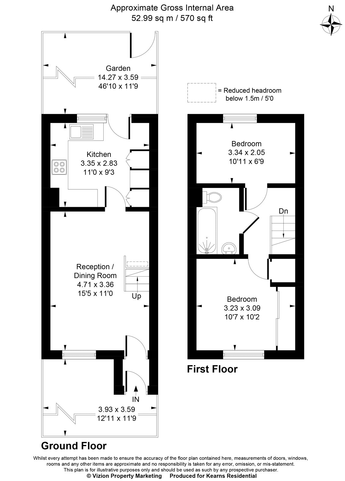 144, Lowdell Close, West Drayton floorplan