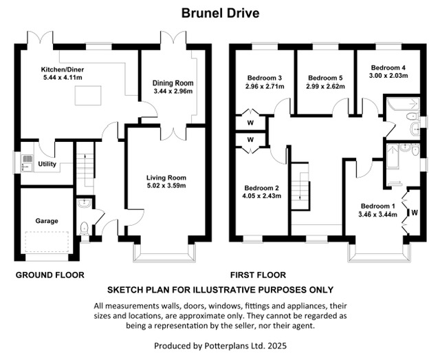 38, Brunel Drive, Northampton floorplan