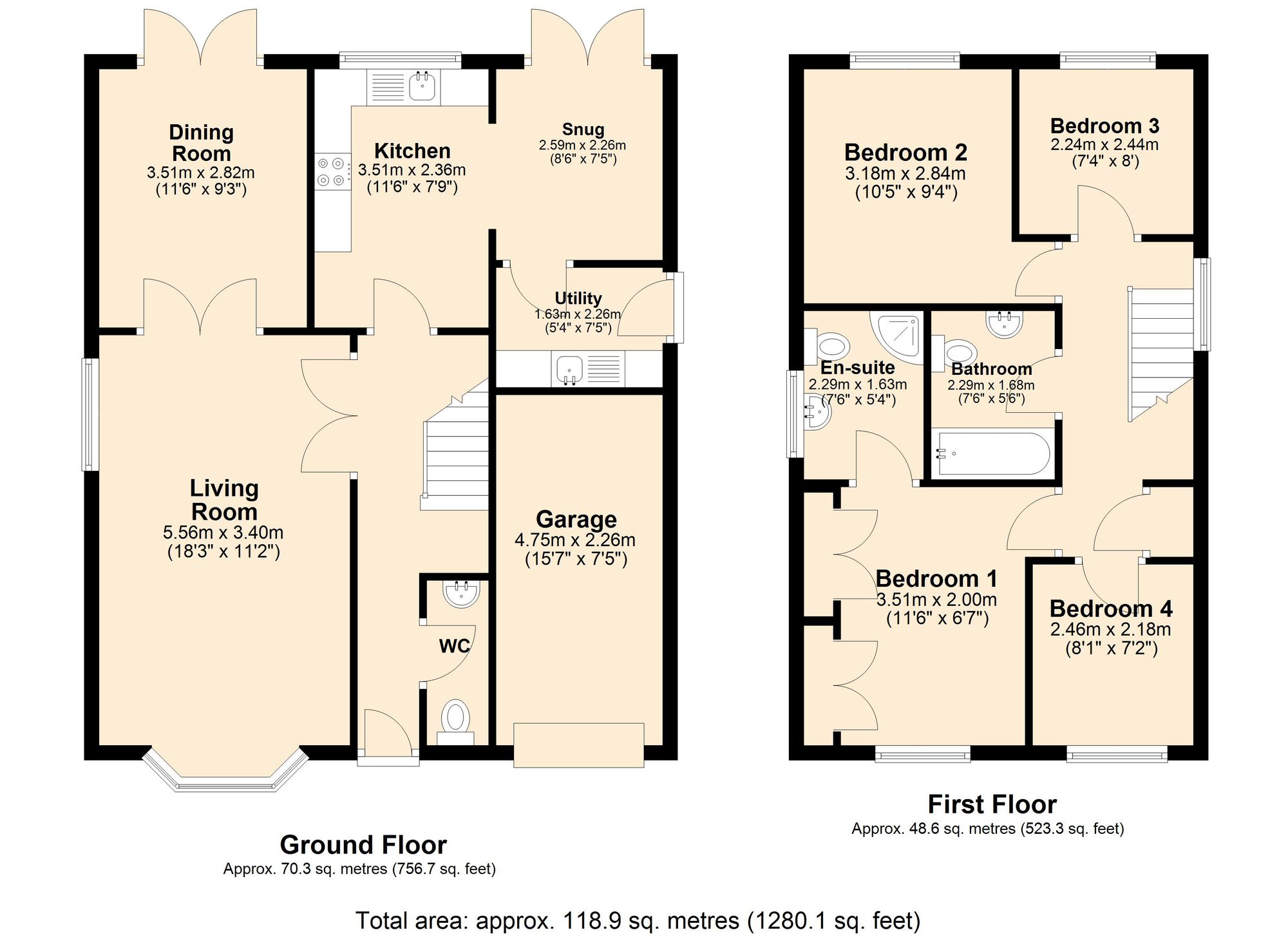 2 Ulverston Drive, Blackburn floorplan