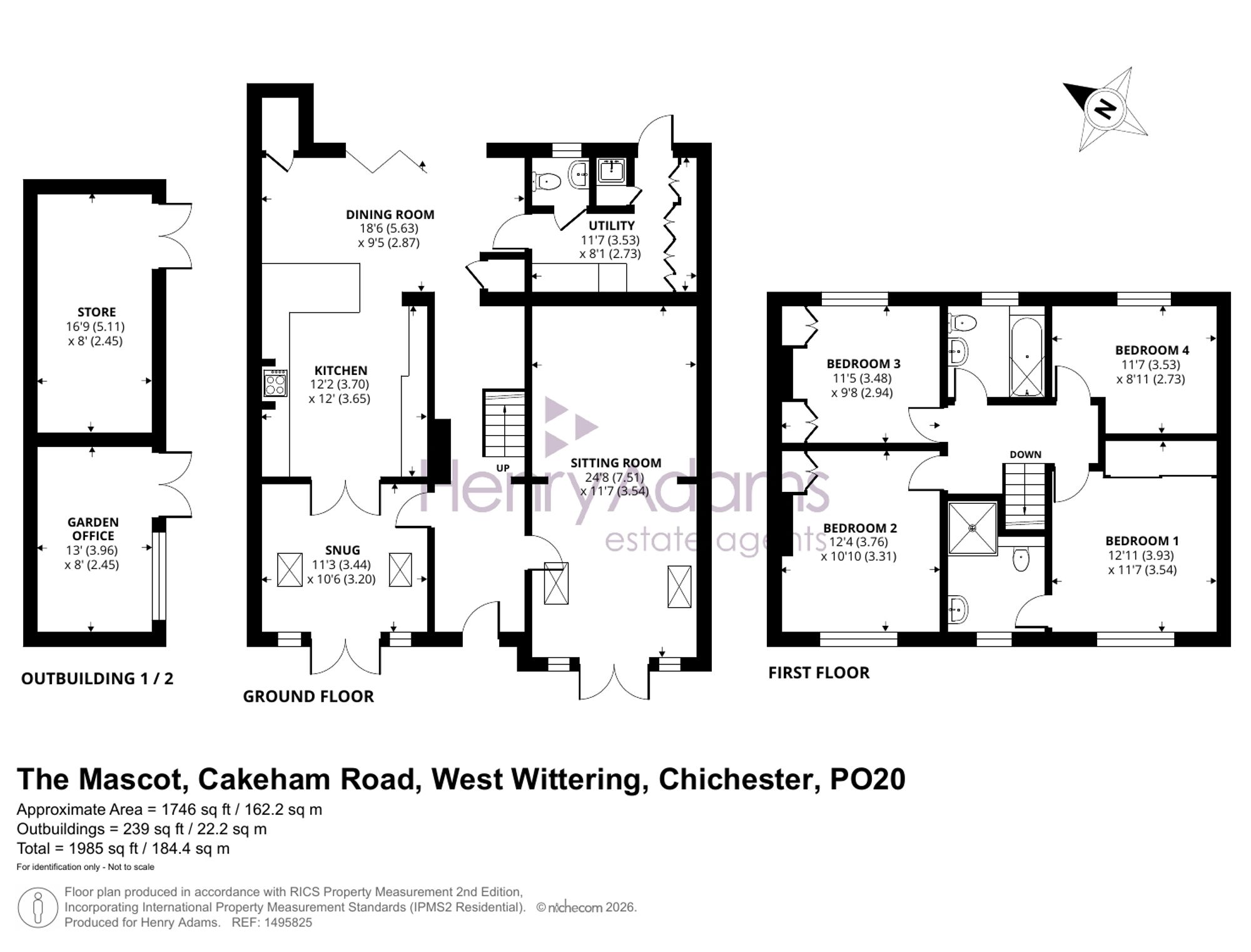 The Mascot Cakeham Road, Chichester floorplan