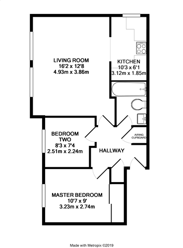 2 Bedrooms Flat to rent in Wingate Court, Aldershot, Hampshire GU11