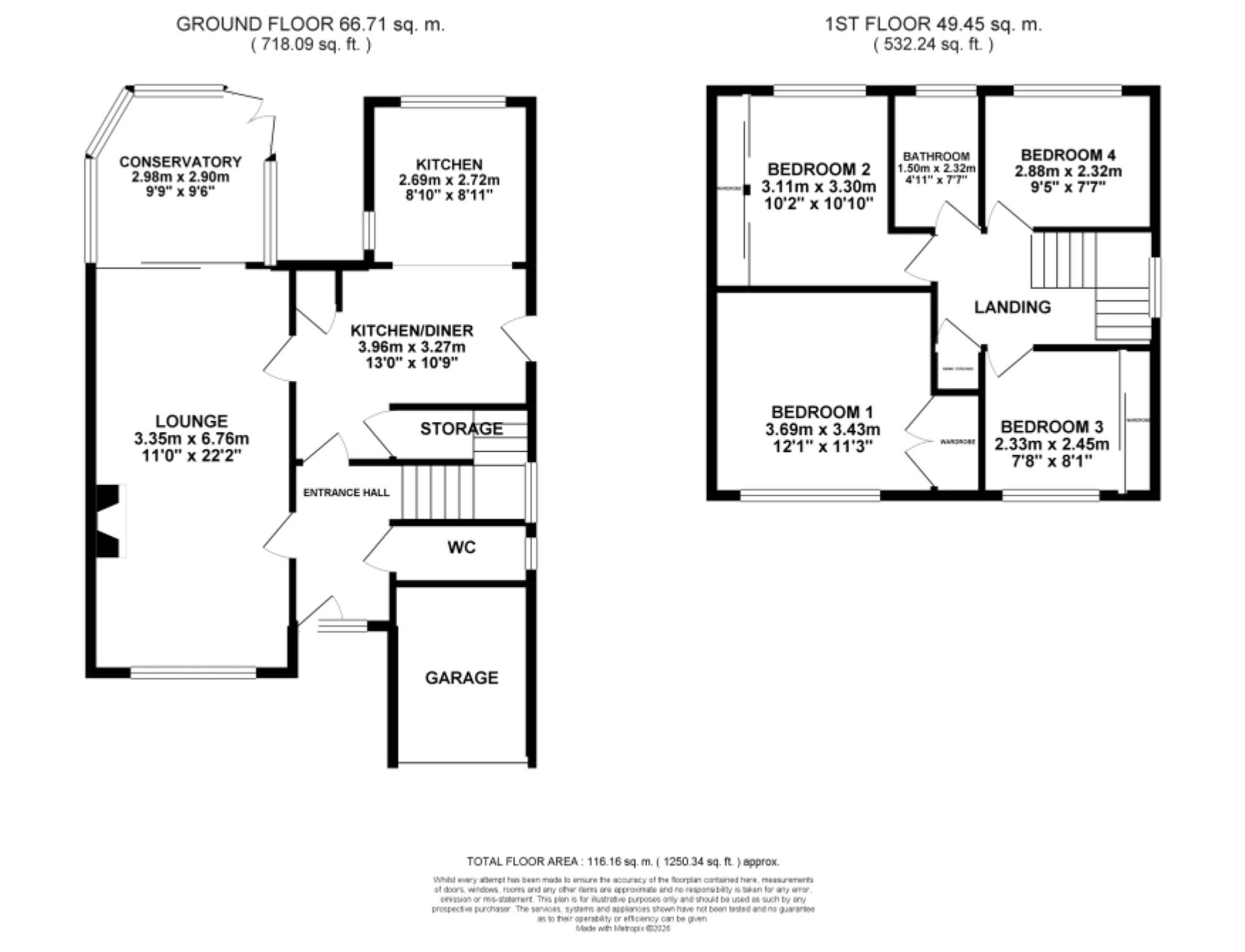 4 Aynsley Close, Stoke-On-Trent floorplan