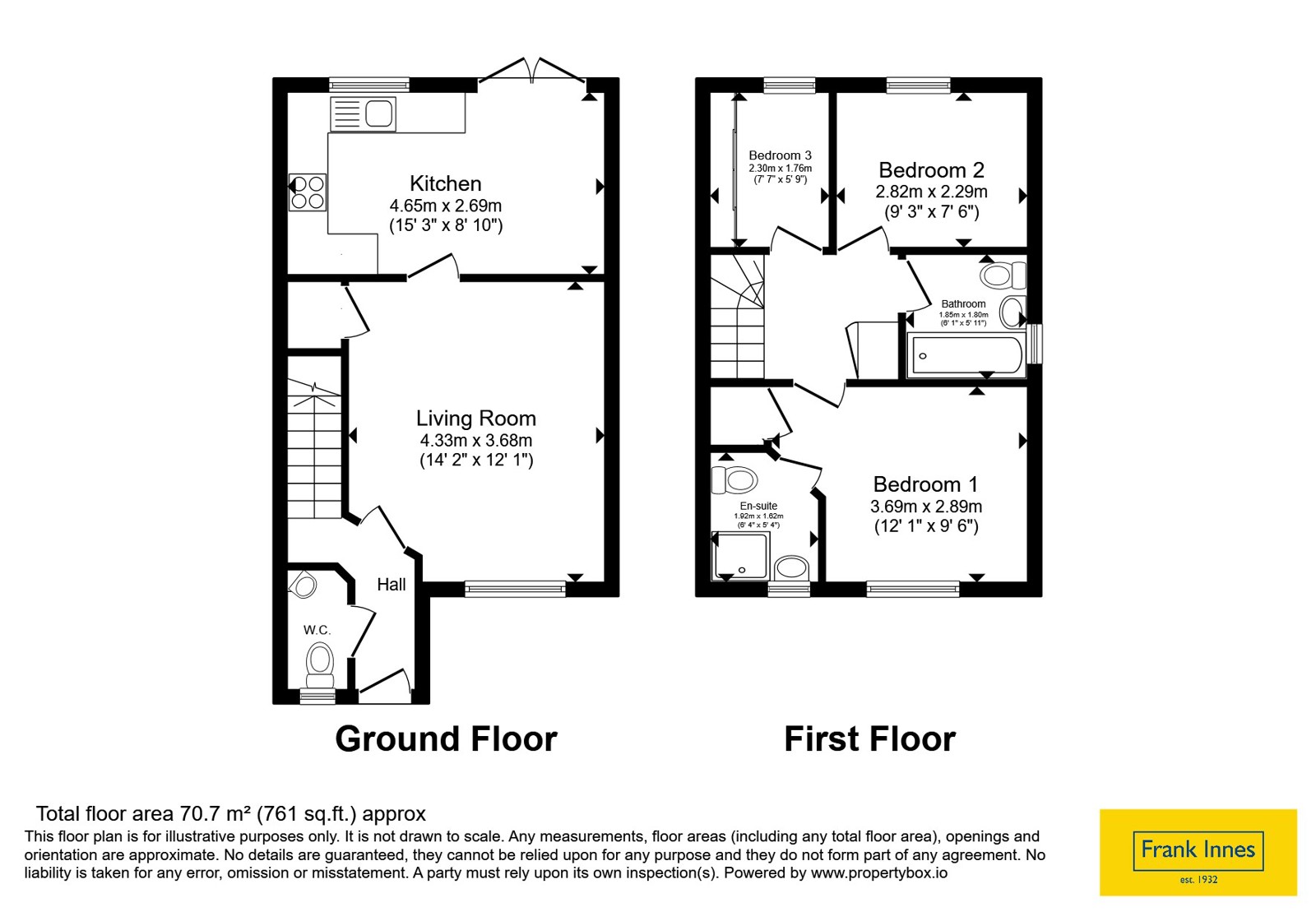 11, Skipper Close, Loughborough floorplan
