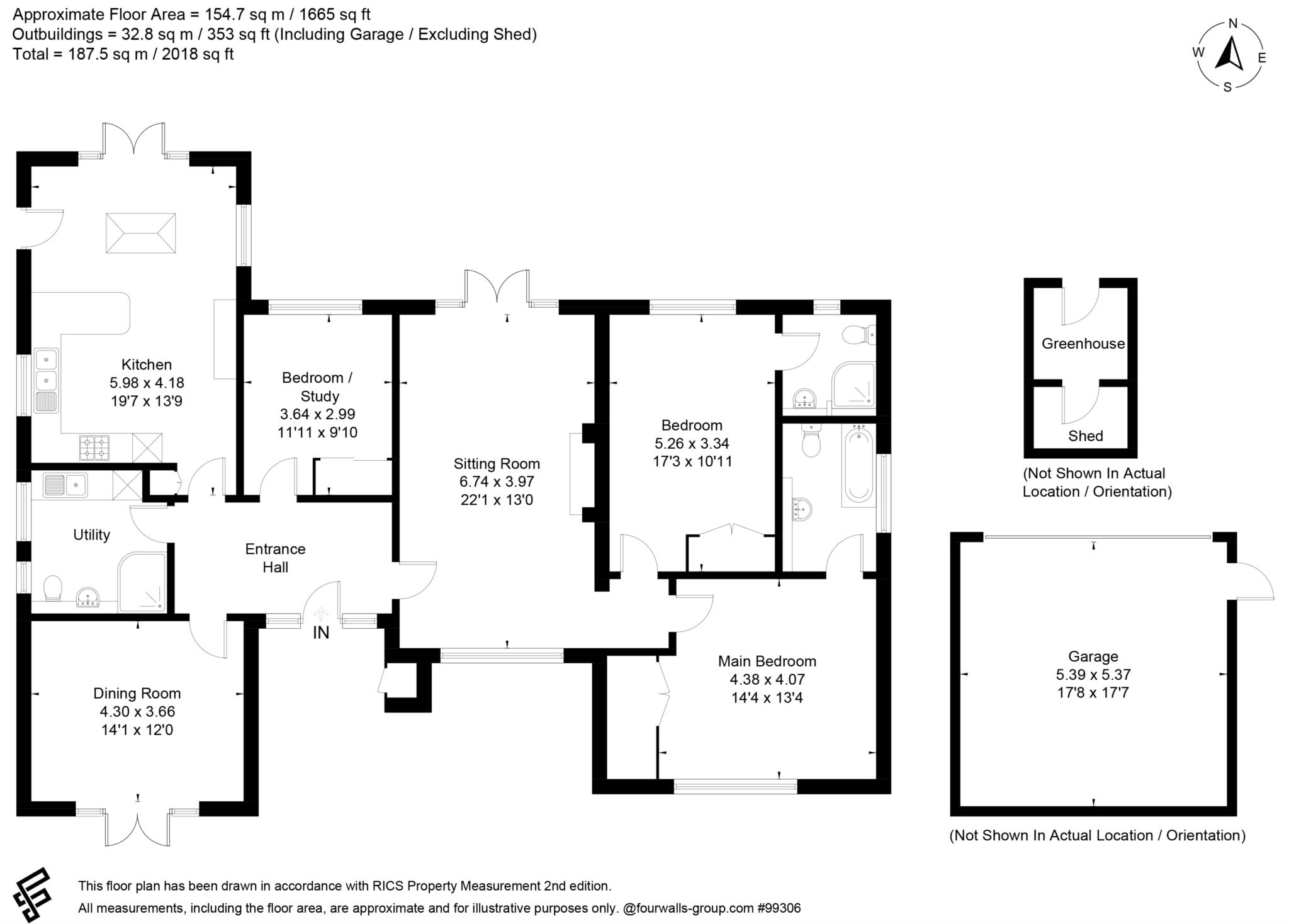 Willow Cottage, Elcot Lane, Marlborough floorplan