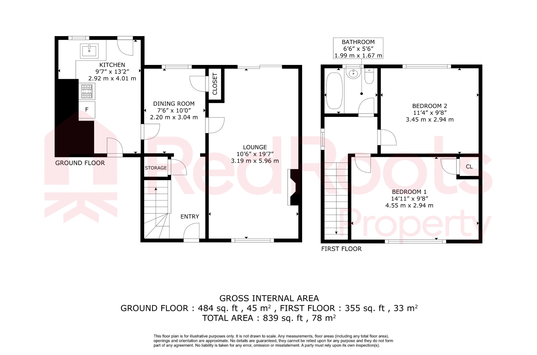 4 Almond Road, Doncaster, South Yorkshire floorplan