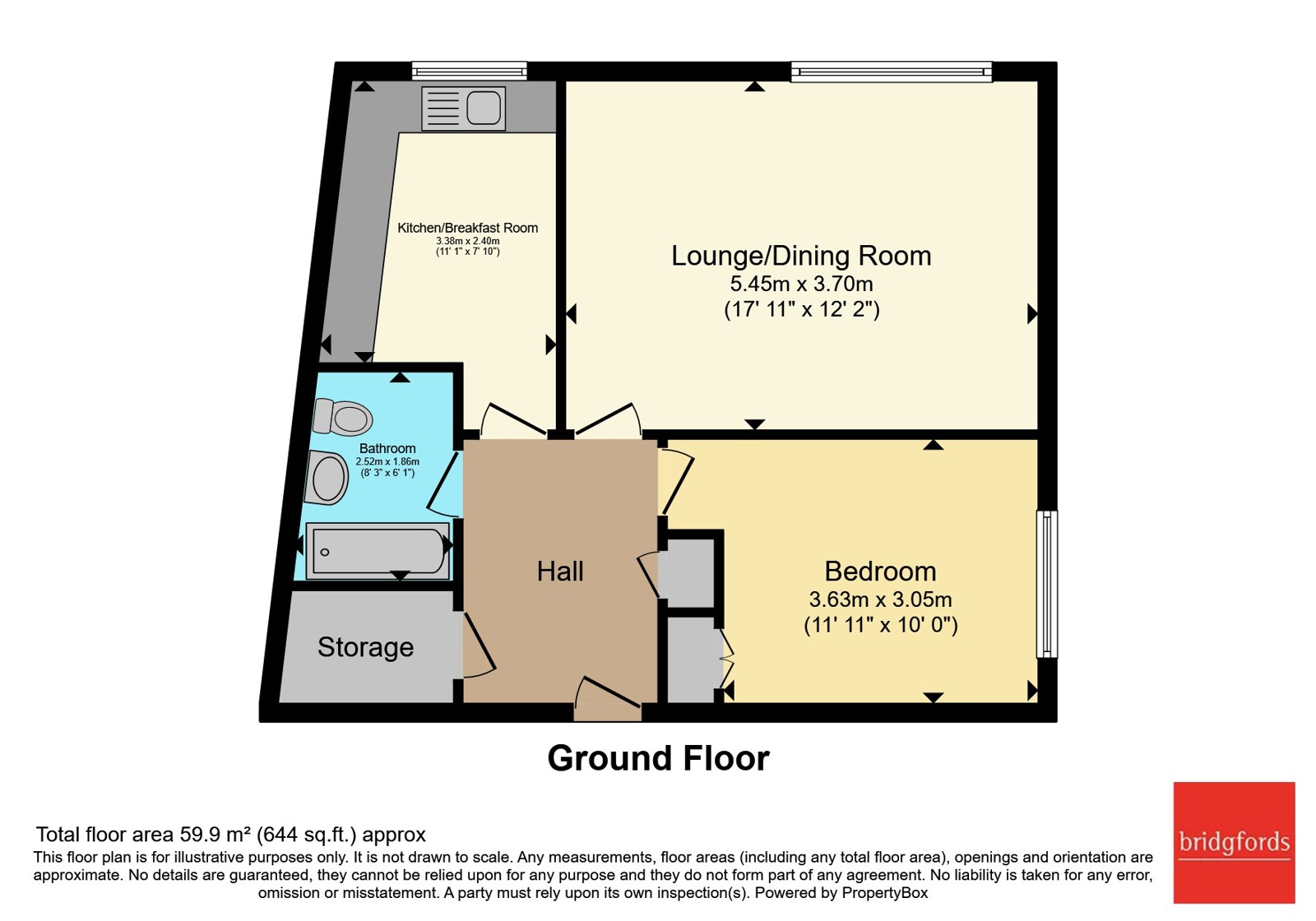 Flat 8, Arnold Court, 278, Wilbraham Road, Greater Manchester floorplan