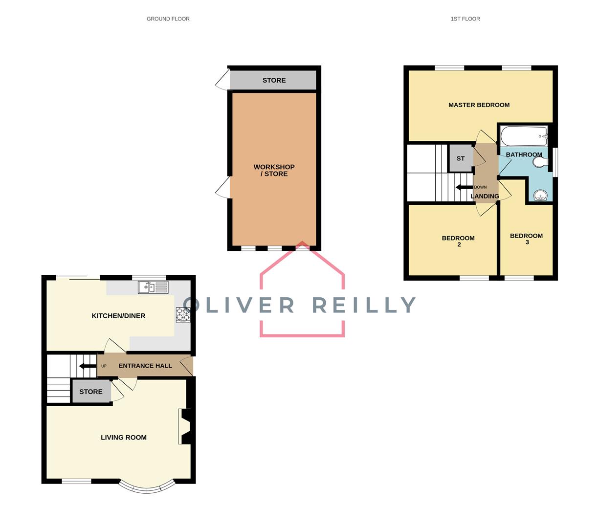 4, Witham Close, Newark floorplan