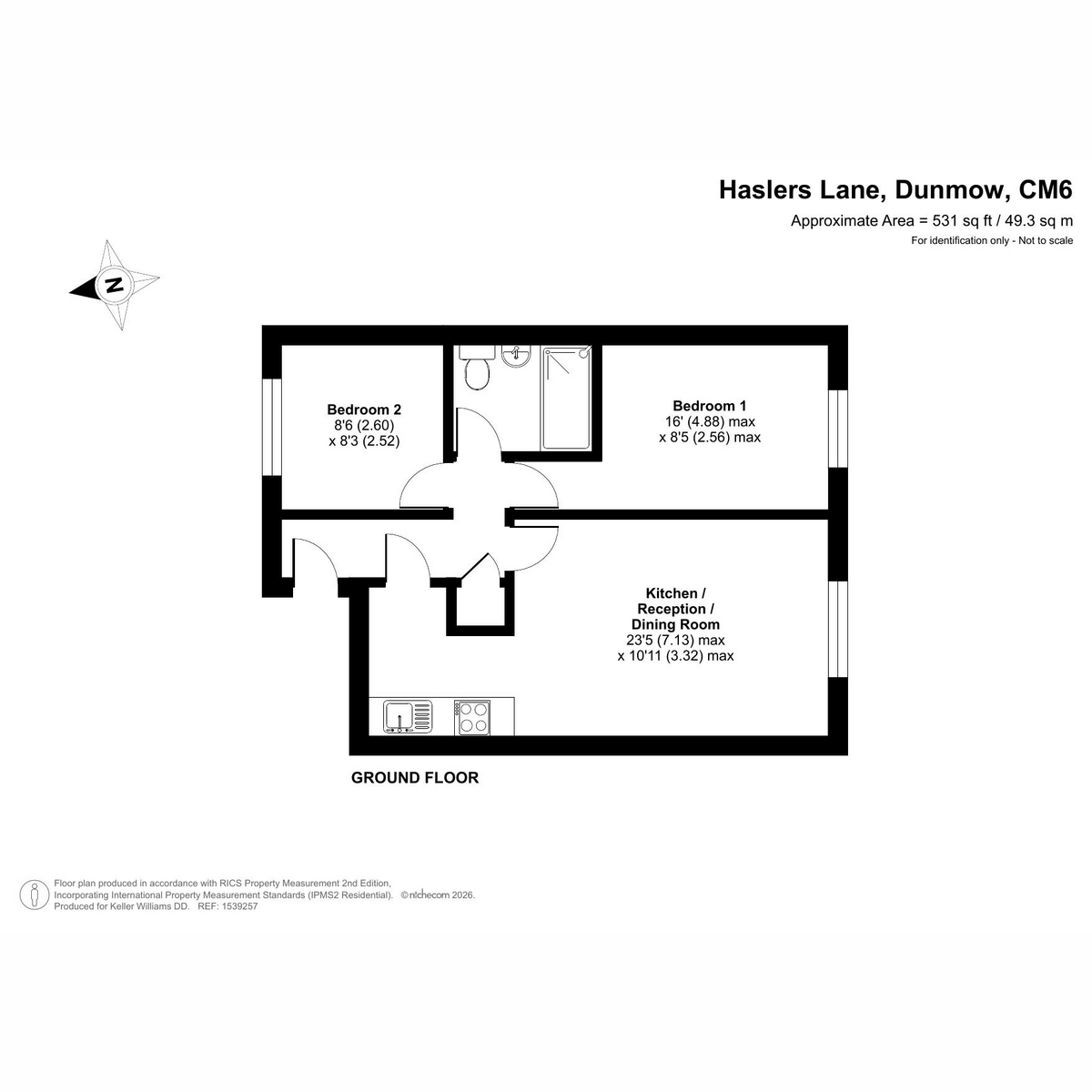 Haslers Lane, Dunmow floorplan