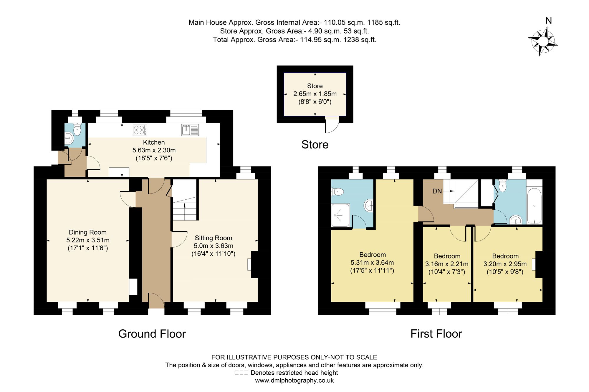 3 Brewery Row, Moreton-In-Marsh floorplan