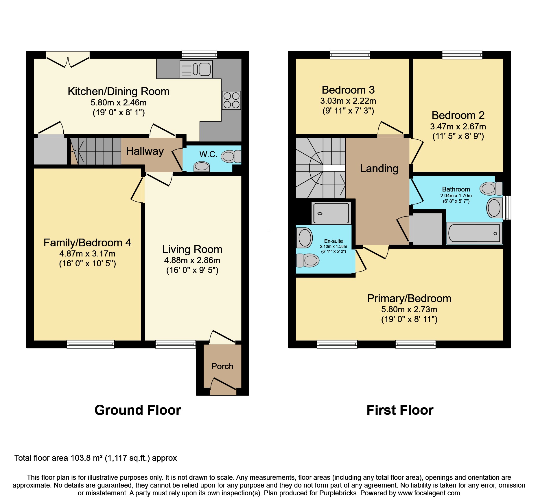 7, Llys Curig, Flint floorplan