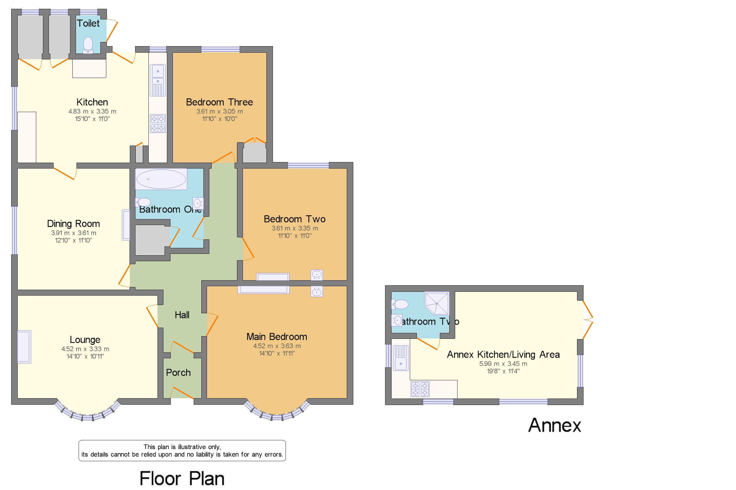 Canonstown, Hayle, Cornwall TR27, 4 bedroom bungalow for sale
