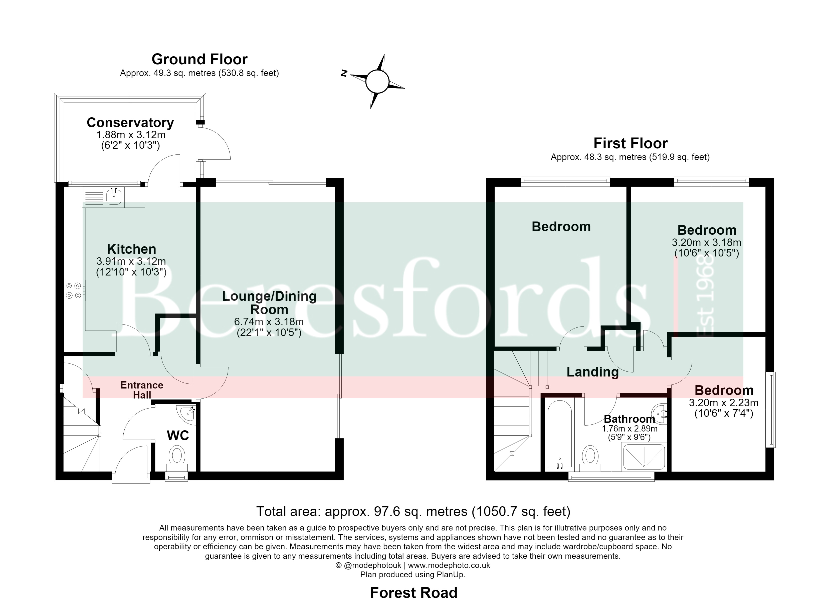 1, Forest Road, Essex floorplan