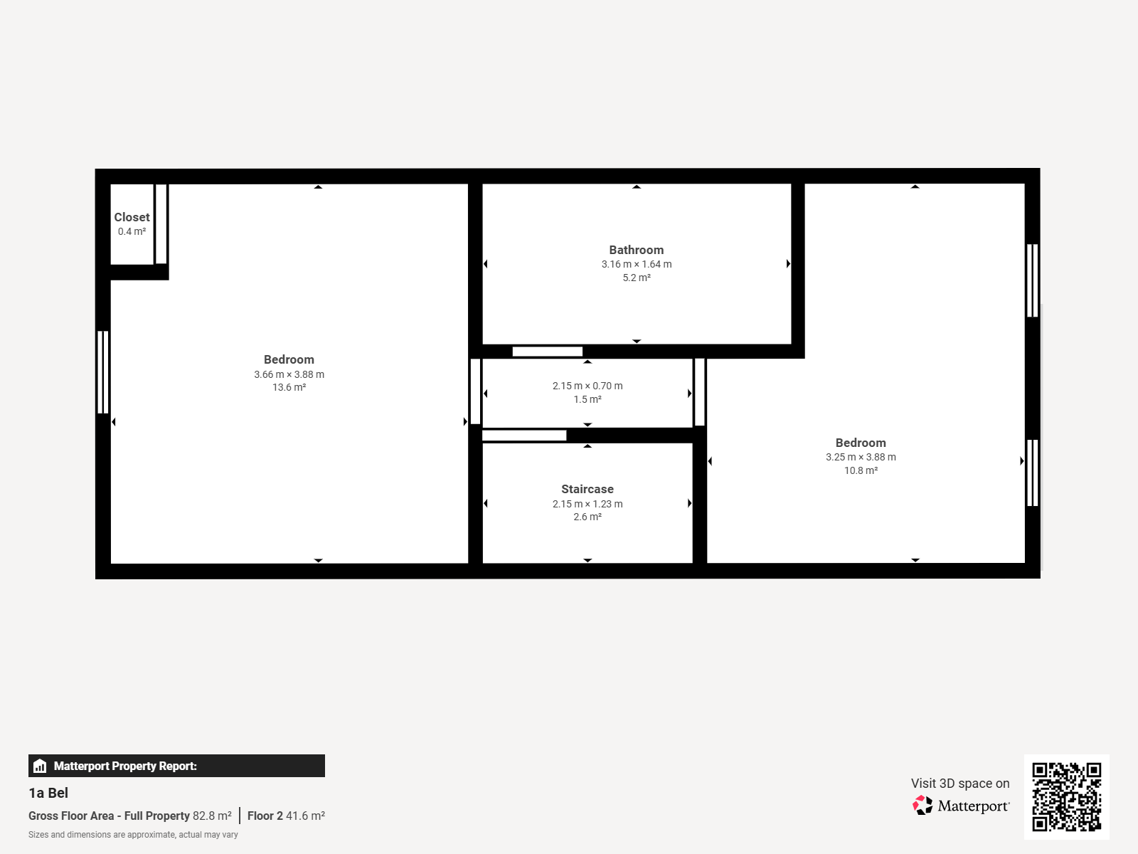 1A, Belmore Mews, Cheltenham floorplan
