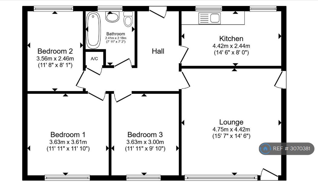 Cae Du Estate, Abersoch, Pwllheli floorplan