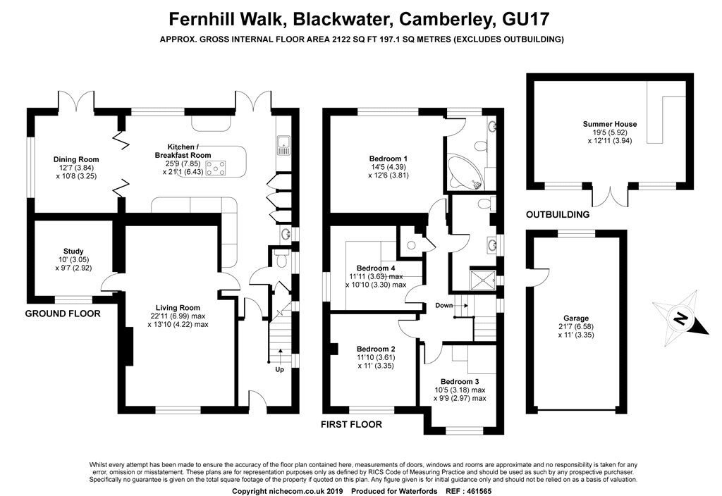 4 Bedrooms Detached house for sale in Fernhill Walk, Hawley, Camberley GU17